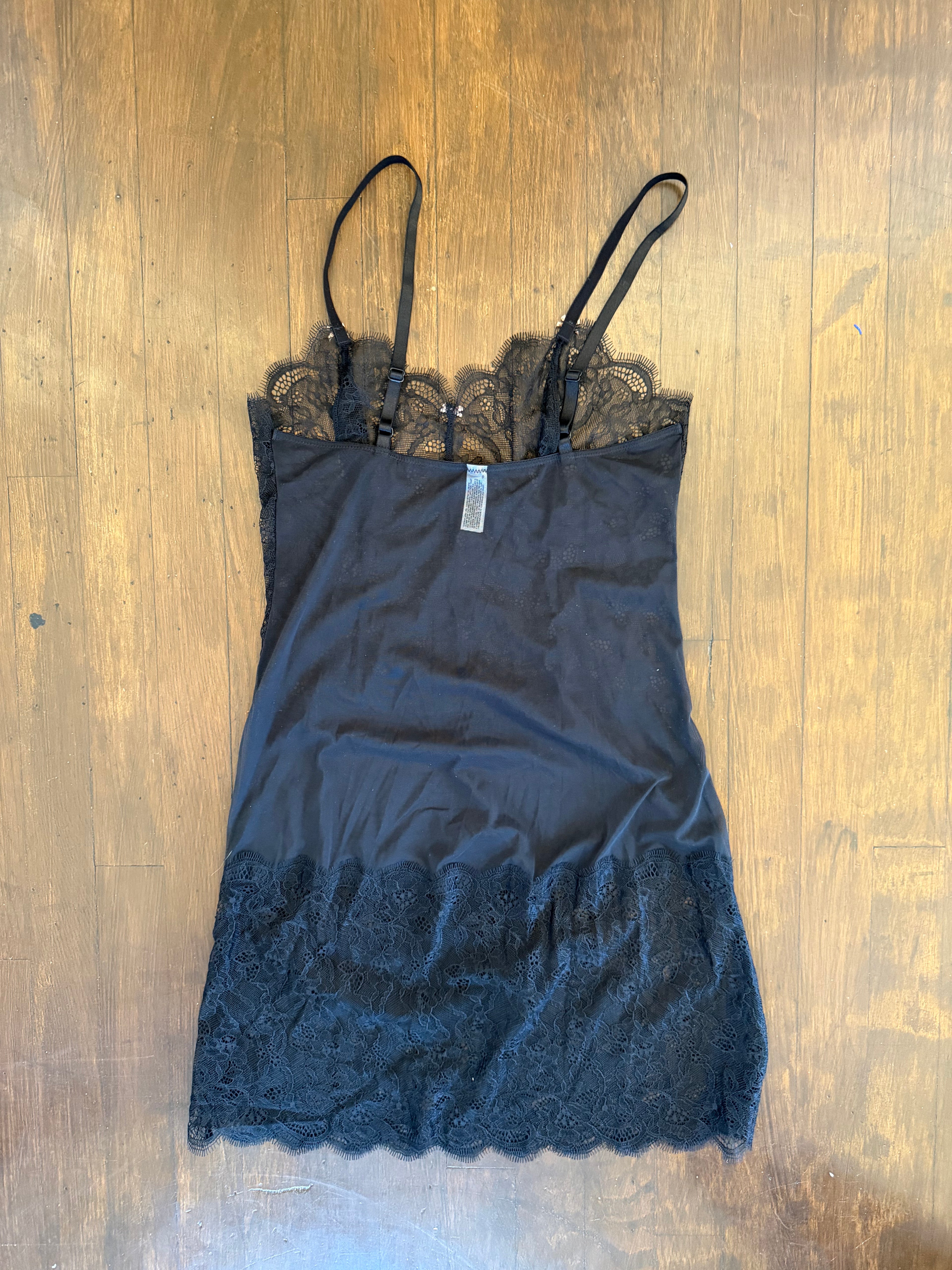 Vintage Black Lace Dress (size S)