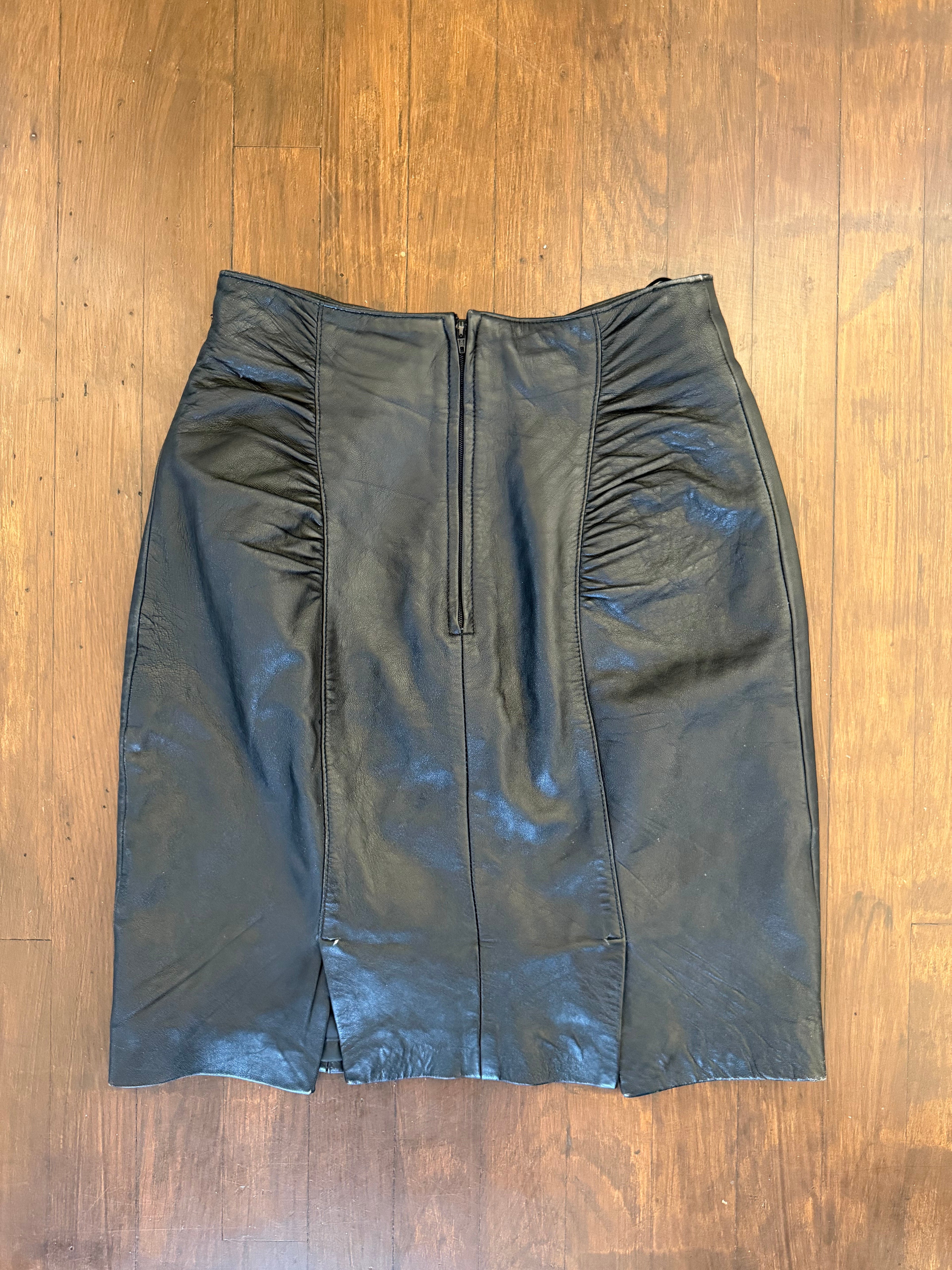 Tannery west leather skirt (size XS)
